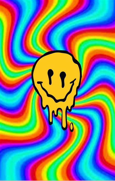 Drippy Smiley Face Wallpapers Wallpaper Cave