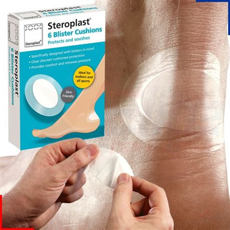 Steroplast Blister Cushion Plasters 68 X 43cm Pack Of 6 Selles Medical