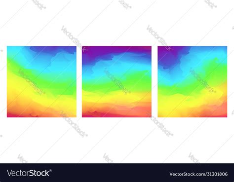 abstract bright square rainbow colors background vector image