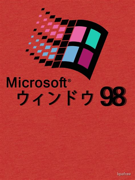 Microsoft Windows 98 Vaporwave T Shirt By Bpafree Redbubble