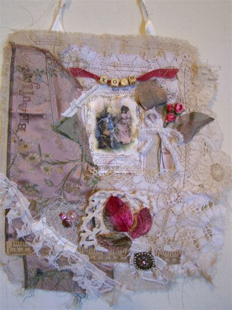The Beckoning Of Life Textile Collage
