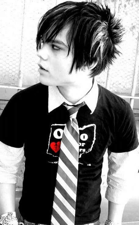 This Photo Shows Another Style Of Male Emo Dark Colors Weird Colored