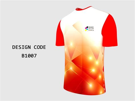 Polyester Or Cotton Blend Orange And Red Sublimation T Shirts Design
