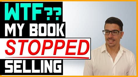 Kindle Publishing What Can You Do When Your Book Stops Selling Youtube
