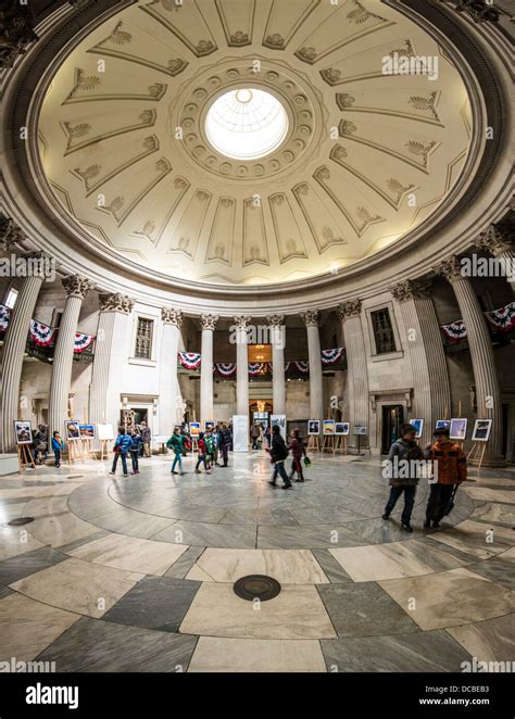 Federal Hall Interior In New York New York Usa Stock