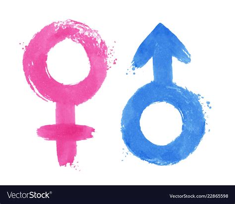 Set Of Gender Symbols Royalty Free Vector Image