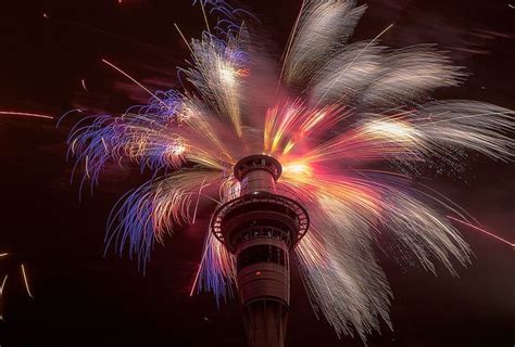 From Sky Tower Auckland New Years Eve 2015 New Years Eve Live
