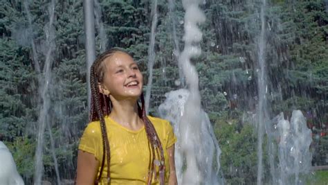 girl squirting water slow motion stock footage video 23269843 shutterstock