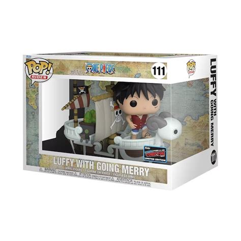 Funko Pop Rides One Piece Luffy With Going Merry 2022 Nycc Exclusive