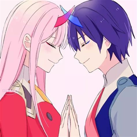 Hiro X Zero Two ️💙 Darling In The Franxx Anime Romance Romantic Anime