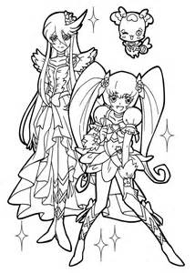 Pretty Cure Coloring Pages Sketch Coloring Page