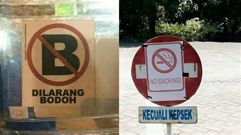 Poster Dilarang Merokok Lucu Koleksi Gambar