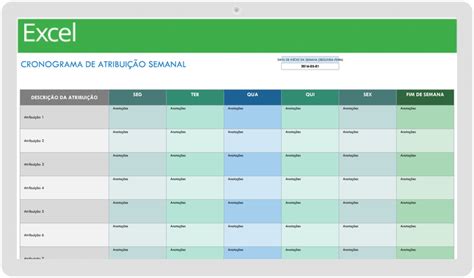 Modelos Gratuitos De Cronograma De Trabalho Para Word E Excel