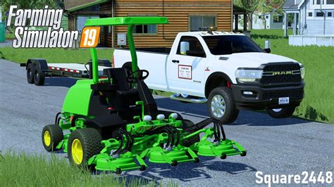 Farming Simulator 19 Ultra Realistic Lawn Care At Country Club
