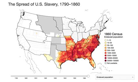 An Interactive Map Of Slavery Mapping The Nation Blog