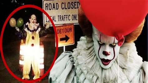 5 Pennywise Clowns Caught On Camera And Spotted In Real Life Youtube