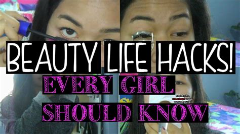 Beauty Life Hacks Every Girl Should Know Youtube