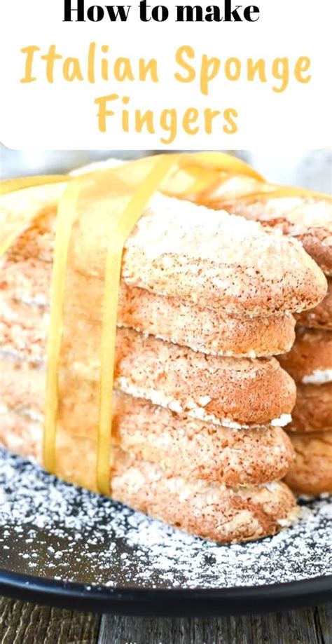 Savoiardi are light, fluffy italian sponge finger biscuits (lady fingers) that can be served by themselves, or used to make the. Sponge fingers are light airy and actually quite easy to ...