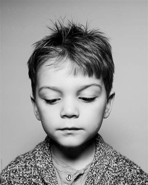 Young Boy Studio Portrait By Stocksy Contributor Cwp Llc Stocksy