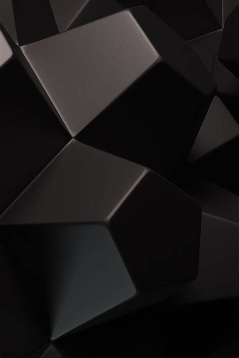 Geometric Shapes 3d Iphone 4s Wallpaper