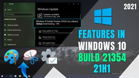 5 New Features In Windows 10 Build 21354 21h1 Update Windows 10 New