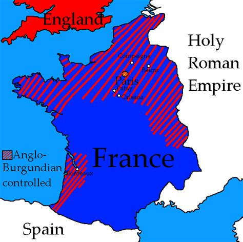 The Height Of The Englishanglo Burgundian Rebels Conquests Of France