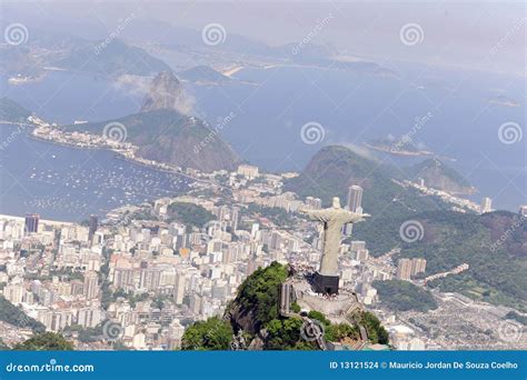 Rio De Janeiro Christ Redeemer Editorial Stock Image Image Of
