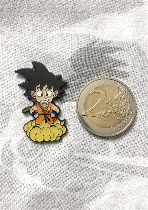 Kid Goku Metal Pin Origamigne Shop