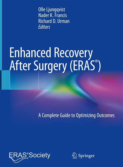 Enhanced Recovery After Surgery A Complete Guide To Optimizing Outcomes Buy Online In Japan At
