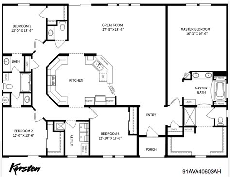 Floor Plan Barndominium Floor Plans 2 Story 4 Bedroom With Shop