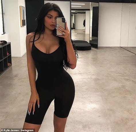 Kylie Jenner Serves An Hourglass Silhouette And A Busty Display In Big