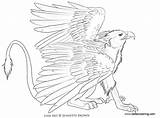 Griffin Coloring Printable Sugarpoultry Adults sketch template