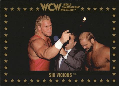 1991 Wcw Collectible Trading Cards Championship Marketing Sid Vicious No18 Pro Wrestling