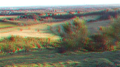 3d Anaglyph Redcyan View From Rising Sun Country Park Flickr