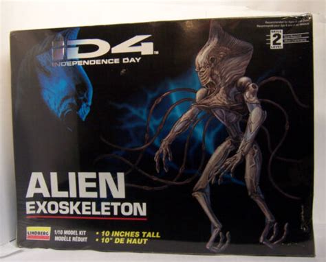 110 Alien Aliens Exoskeleton Model Kit Indepedence Day Movie Id4 Rare
