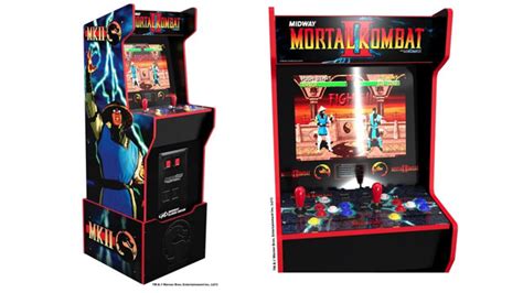 Arcade1up Arcade1 Mortal Kombat Black Arcade Cabinet In The Video