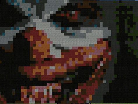 Creepy Clown Pixel Art Minecraft Amino