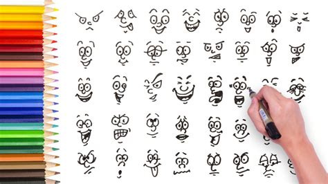 Cartoon Faces To Draw For Beginners