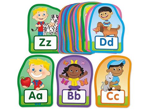 Lakeshore Kids Alphabet Card Accents Alphabet Cards Alphabet For