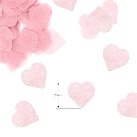 Papier Herz Konfetti Stk Herzen Tischdeko Streu Deko F R Valentinstag Jga Hochzeit Liebe Rosa