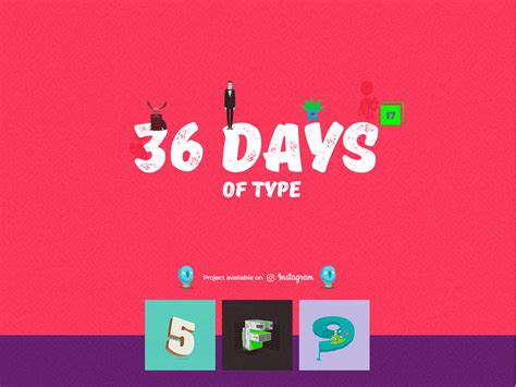 36 Days Of Type On Behance