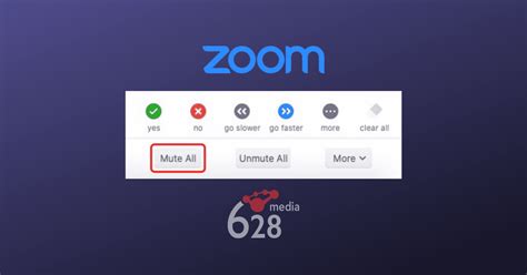 How To Mute All Participants On A Zoom Call 628 Media