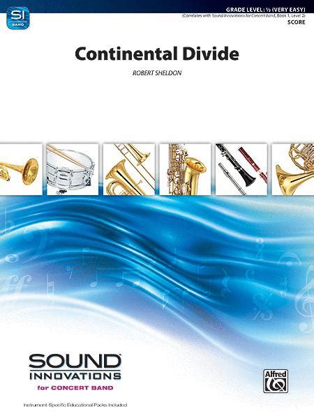 Continental Divide By Robert Sheldon Score Sheet Music For Concert