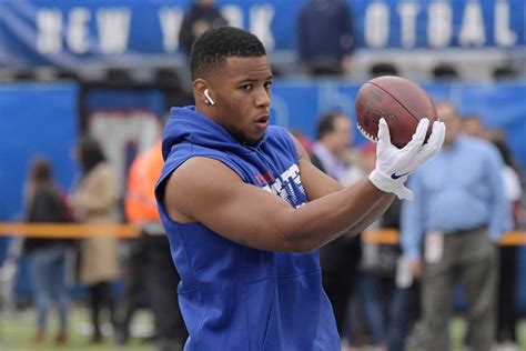 Saquon Barkley Returns To The Giants Backfield After High Ankle Sprain