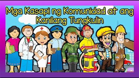 Mga Tungkulin Ng Kasapi Sa Komunidad Worksheets For Grade 2 Tungkulin