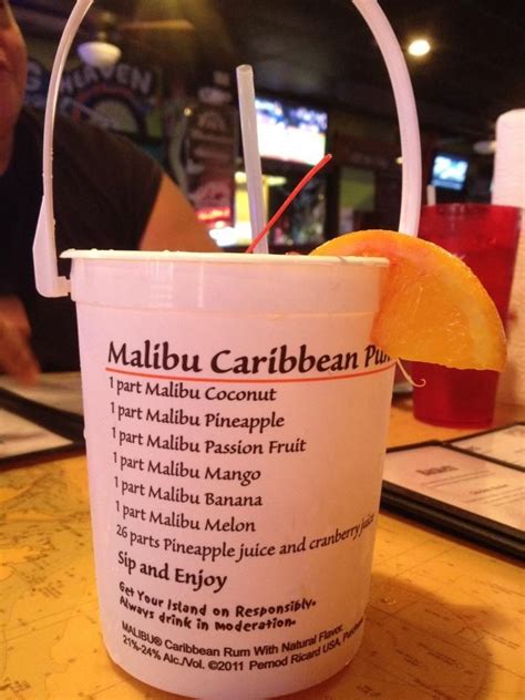 Basil is part of the mint family, which works well with pineapple. Malibu Caribbean Punch (called VooDoo Bucket @Leslie Clare ...