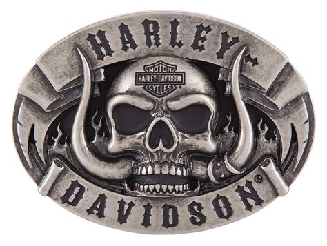 Harley Davidson Mens The Beast Belt Buckle Antique Nickle Finish