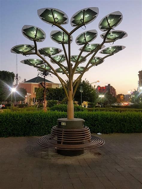 Solar Tree A Promising Power Source