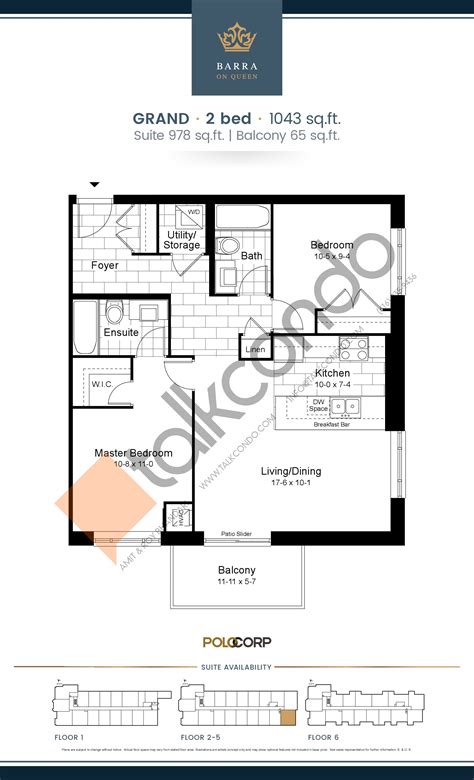 If you require any assistance to understand the floorplan layout or to identify an ideal unit, do feel free to. Barra on Queen Condos | Floor Plans, Prices, Availability - TalkCondo