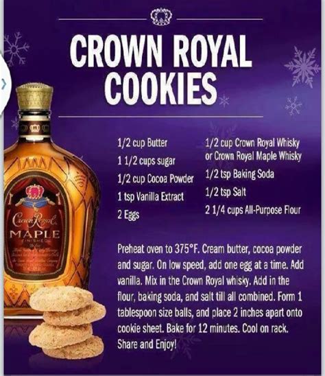 crown royal cookies musely